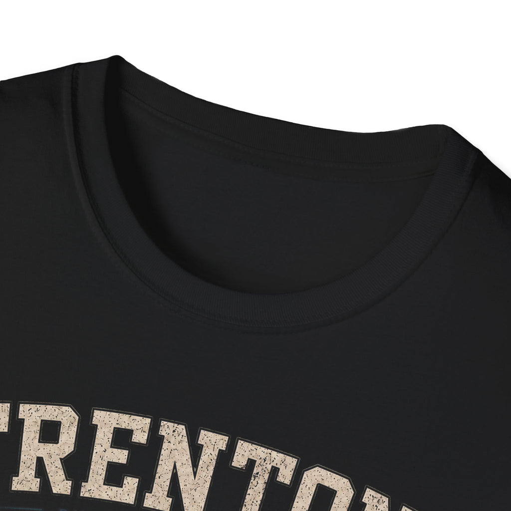 "One City. Four Sides. One Trenton." Tee– Nautical City Map Design