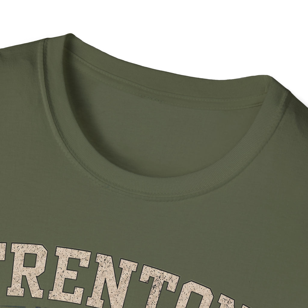 "One City. Four Sides. One Trenton." Tee– Nautical City Map Design