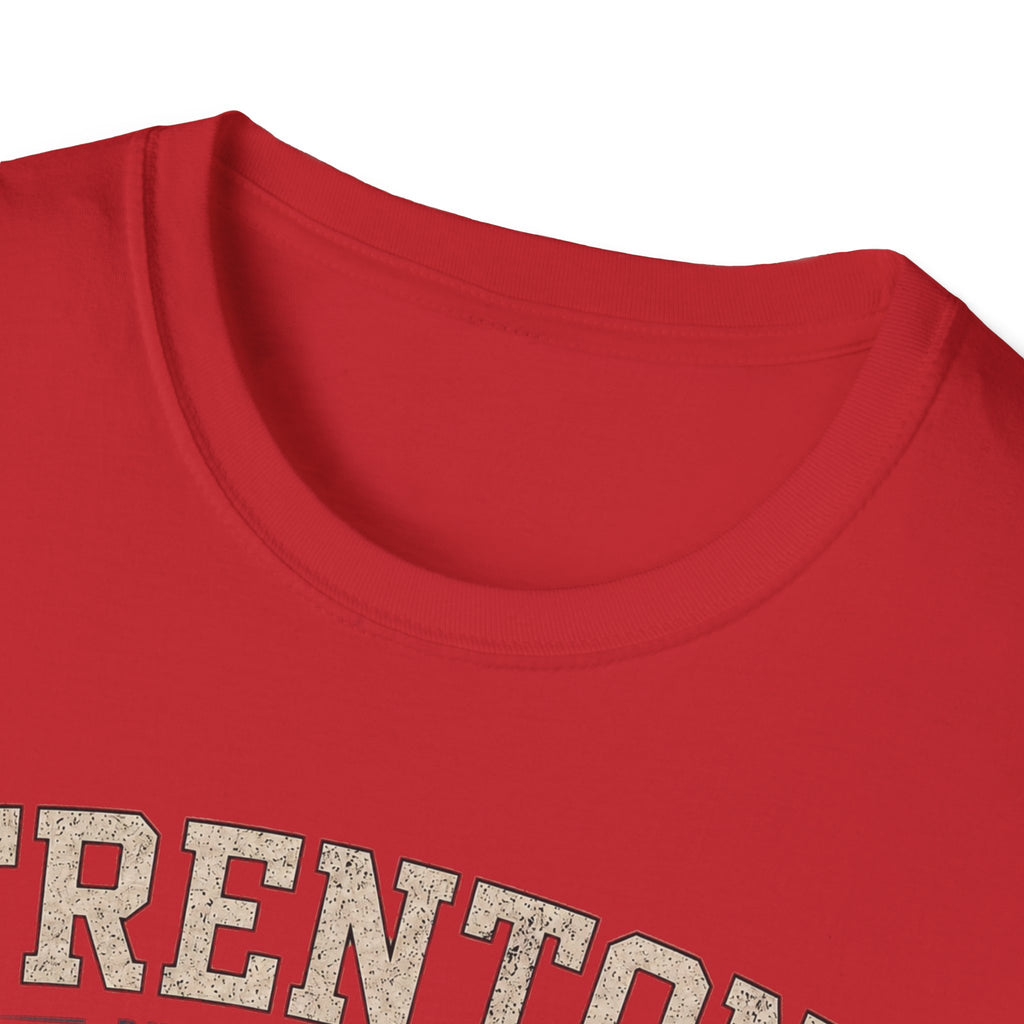 "One City. Four Sides. One Trenton." Tee– Nautical City Map Design