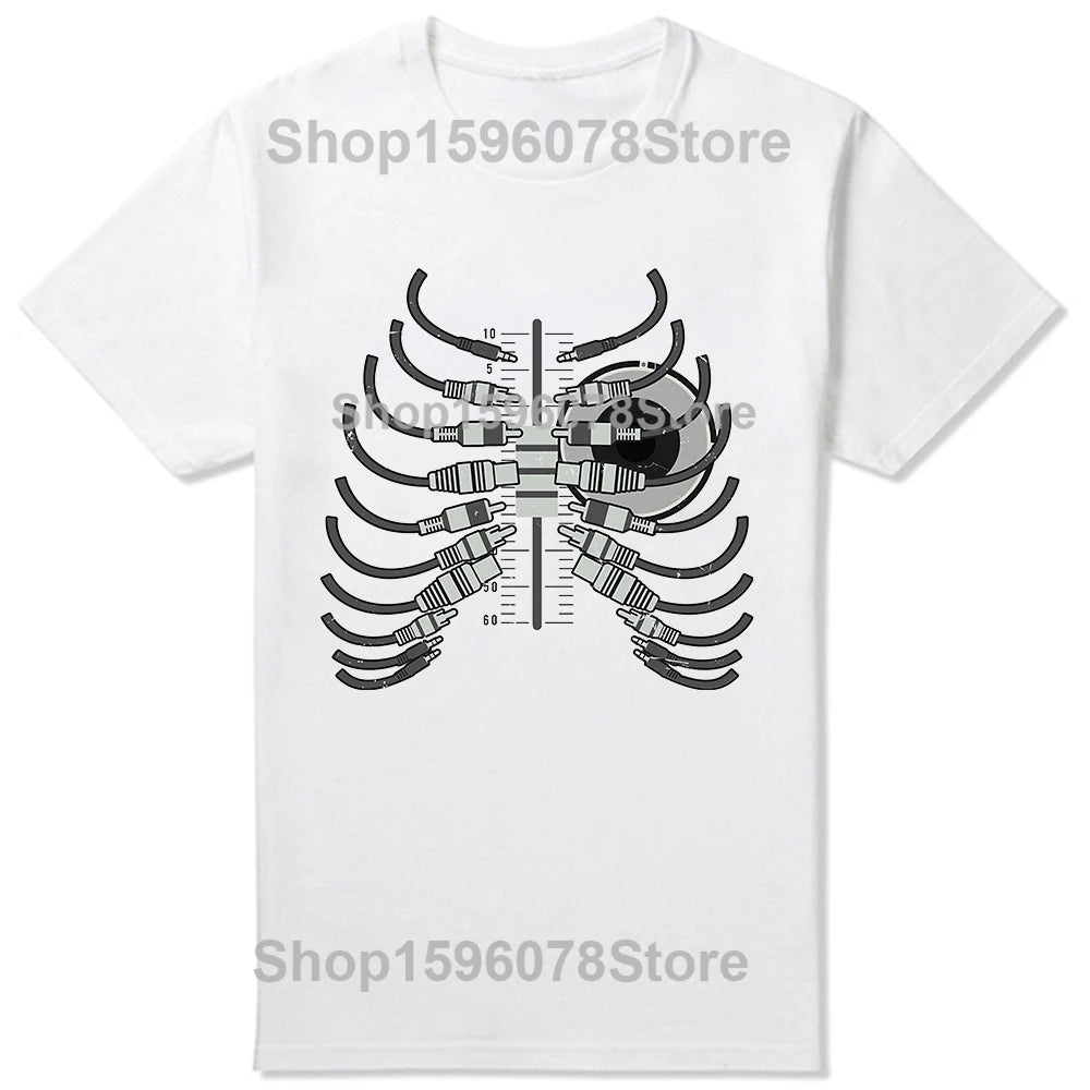 Husband Dad DJ Legend Funny Disc Music Player T Shirts Summer Graphic Cotton Streetwear Short Sleeve Birthday Gifts T-shirt Men