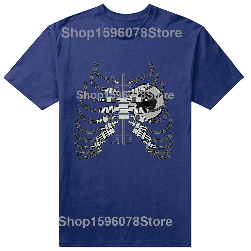 Husband Dad DJ Legend Funny Disc Music Player T Shirts Summer Graphic Cotton Streetwear Short Sleeve Birthday Gifts T-shirt Men