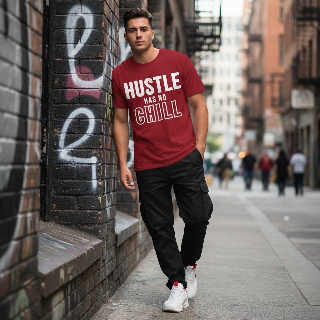 Red Hustle Has No Chill T-Shirt